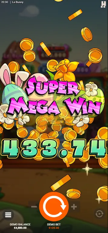 Le Bunny 20000x Maxgewinn Jackpot-Ei Sofortpreis