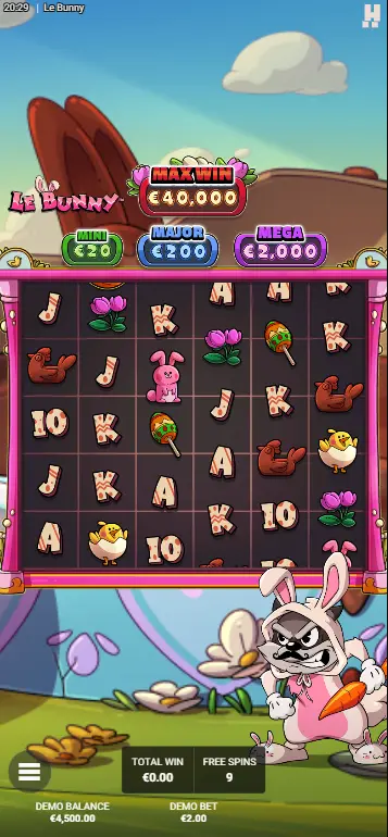 Le Bunny Slot Regenbogen-Symbol aktiviert alle Goldenen Felder enthüllt Preise